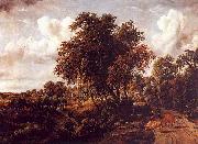 Meindert Hobbema Road on a Dyke oil